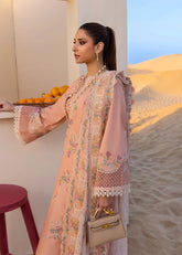 Flow By Crimson '25 | Twirls And Ties-D8 A | 3PC Embroidered Suit